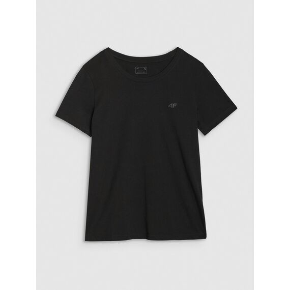 4F t-shirt damski bawełniany koszulka 4FWMM00TTSHF2356 czarna, Kolor: czarny, Rozmiar: XS, 4 zdjęcie