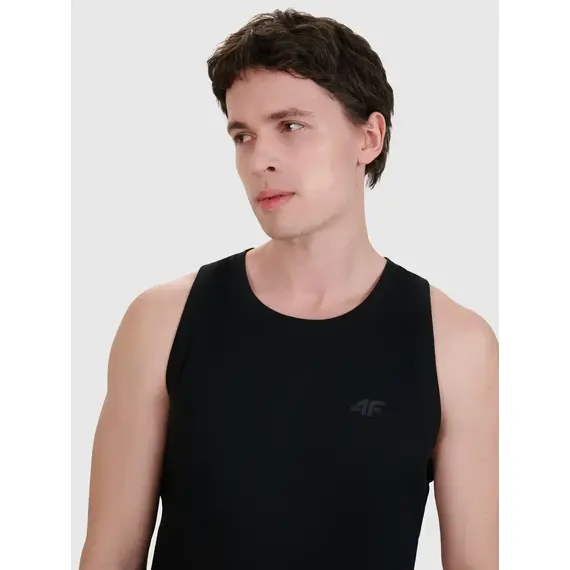 4F bezrękawnik męski koszulka do ćwiczeń 4FWMM00TSLEM126 czarna, Kolor: czarny, Rozmiar: L, 5 zdjęcie
