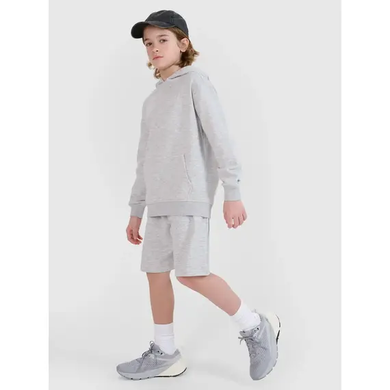 4F krókie spodenki bawełniane dla chłopca 4FJWMM00TSHOM629 szare, Kolor: szary, Rozmiar: 164, 2 zdjęcie