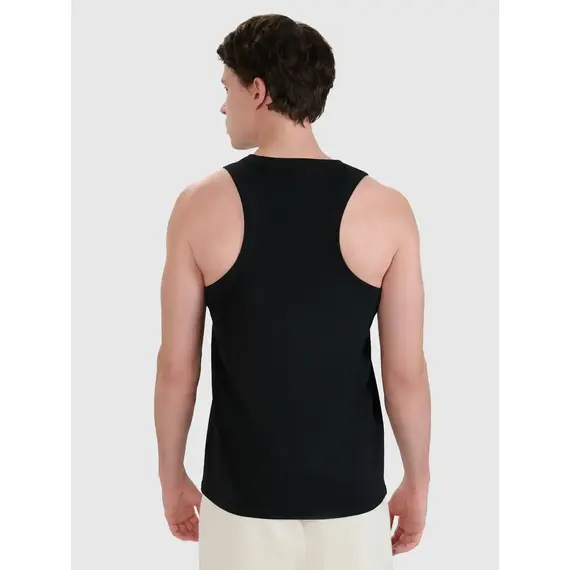 4F bezrękawnik męski koszulka do ćwiczeń 4FWMM00TSLEM126 czarna, Kolor: czarny, Rozmiar: S, 2 zdjęcie