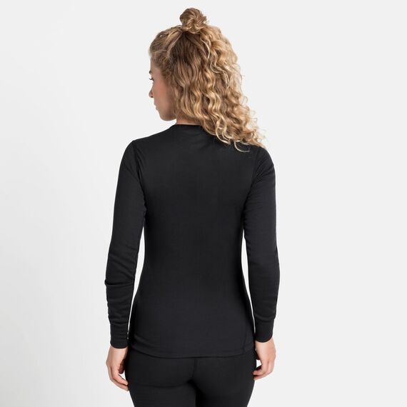 ODLO Koszulka damska termiczna TOP crew neck l/s ACTIVE WARM ECO czarna, Kolor: czarny, Rozmiar: M, 2 zdjęcie
