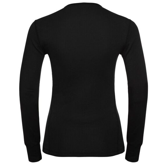 ODLO Koszulka damska termiczna TOP crew neck l/s ACTIVE WARM ECO czarna, Kolor: czarny, Rozmiar: M