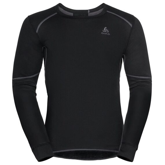 ODLO Koszulka męska BL TOP crew neck l/s ACTIVE X-WARM ECO czarna, Kolor: czarny, Rozmiar: L