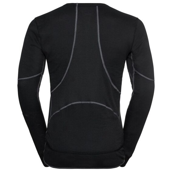 ODLO Koszulka męska BL TOP crew neck l/s ACTIVE X-WARM ECO czarna, Kolor: czarny, Rozmiar: L, 4 zdjęcie