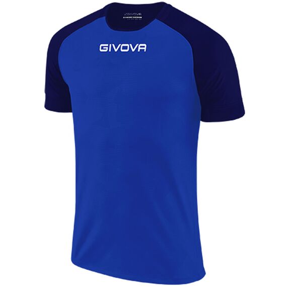 GIVOVA koszulka sportowa męska treningowa MAC03 niebieska, Kolor: niebieski, Rozmiar: XL