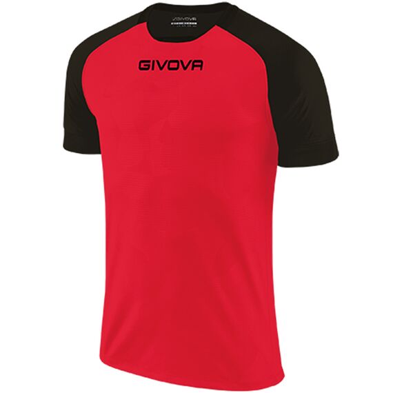 GIVOVA koszulka sportowa męska treningowa MAC03 czerwona, Kolor: czerwony, Rozmiar: 2XL