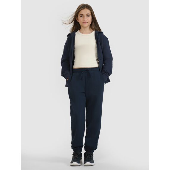 4F spodnie bawelniane dla dziewczynki 4FJWMM00TTROF1189 granatowe, Kolor: granatowy, Rozmiar: 152, 4 zdjęcie