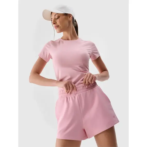 4F spodenki bawełniane damskie 4FWMM00TSHOF542 różowe, Kolor: różowy, Rozmiar: M, 2 zdjęcie