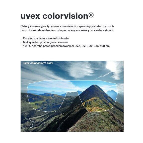 Okulary rowerowe UVEX Pace stage CV niebieskie, Kolor: niebieski, Rozmiar: one size