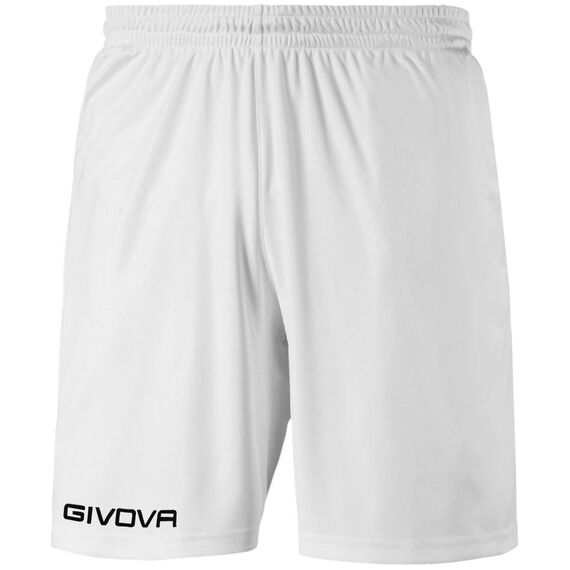 GIVOVA spodenki krótkie męskie treningowe P018 białe, Kolor: biały, Rozmiar: 2XL