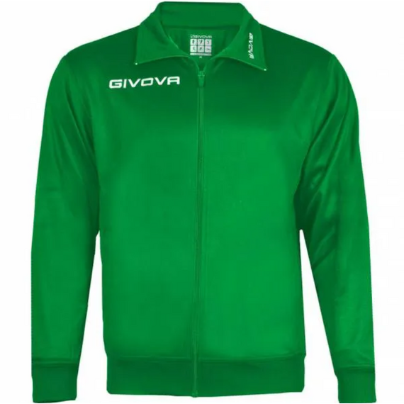 GIVOVA bluza sportowa męska treningowa na zamek MA022 zielona, Kolor: zielony, Rozmiar: S