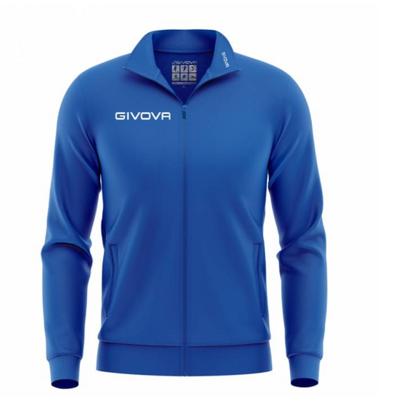 GIVOVA bluza sportowa męska treningowa na zamek MA022 niebieska, Kolor: niebieski, Rozmiar: M