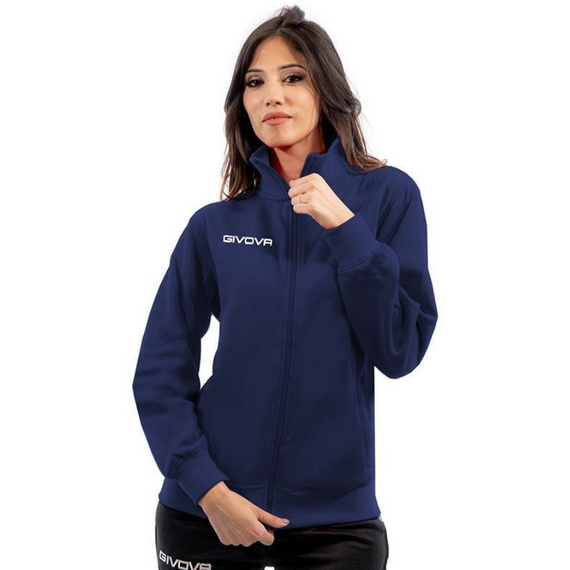 GIVOVA bluza damska treningowa  MA011 granatowa, Kolor: niebieski, Rozmiar: 2XL, 2 zdjęcie