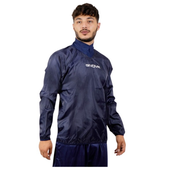 GIVOVA kurtka przeciwdeszczowa męska treningowa RJC01 niebieska, Kolor: niebieski, Rozmiar: 2XL, 2 zdjęcie