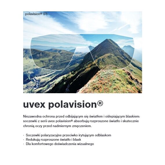 UVEX Okulary sportstyle 233 P niebieskie szkła, 6 zdjęcie