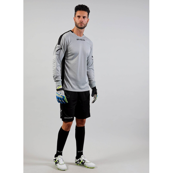 GIVOVA komplet bramkarski koszulka i spodenki z ochraniaczami KITP009 szary, 5 zdjęcie