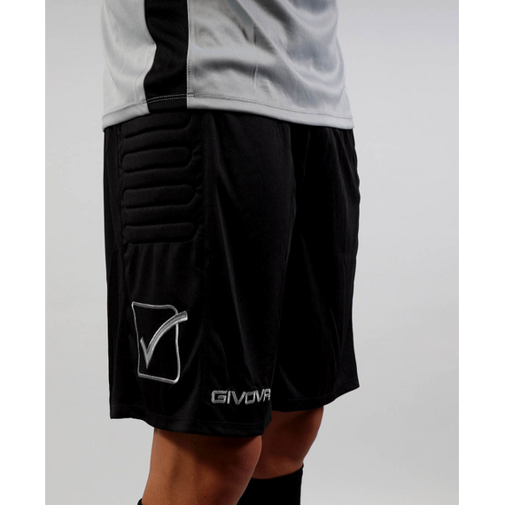 GIVOVA komplet bramkarski koszulka i spodenki z ochraniaczami KITP009 szary, Kolor: szary, Rozmiar: M, 2 zdjęcie