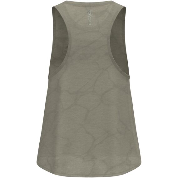 Koszulka damska bez rękawów Odlo ZEROWEIGHT ENGINEERED CHILLTEC Tank crew neck, Kolor: szary, Waga: 0.2, Rozmiar: S, 3 zdjęcie