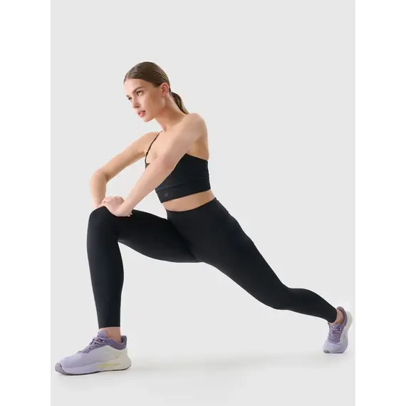 4F legginsy sportowe damskie z wysokim stanem 4FRSS25TFTIF306 czarne, Kolor: czarny, Rozmiar: S, 5 zdjęcie