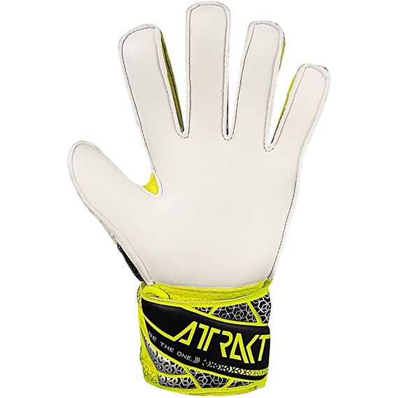 REUSCH rękawice bramkarskie Attrakt Solid Junior, Kolor: żółty, Rozmiar: 7, 6 zdjęcie