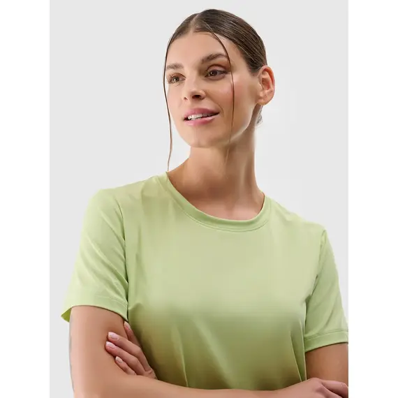 4F t-shirt damska koszulka treningowa 4FRSS25TFTSF1236 zielona, Kolor: zielony, Rozmiar: XS, 6 zdjęcie