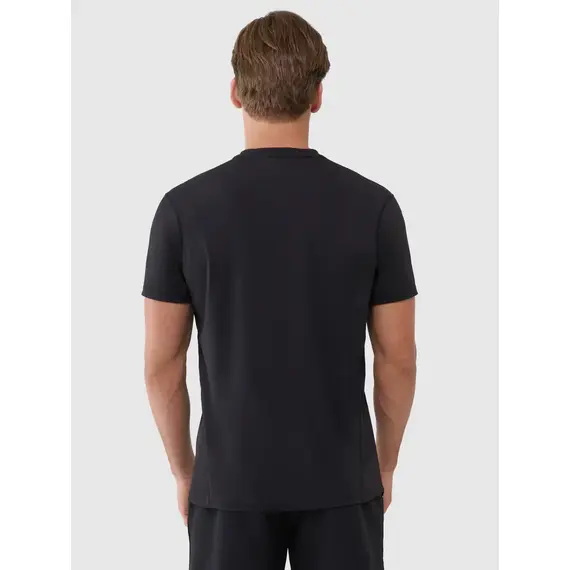 4F t-shirt męski koszulka treningowa 4FWSS25TFTSM1215 czarna, Kolor: czarny, Rozmiar: L, 2 zdjęcie