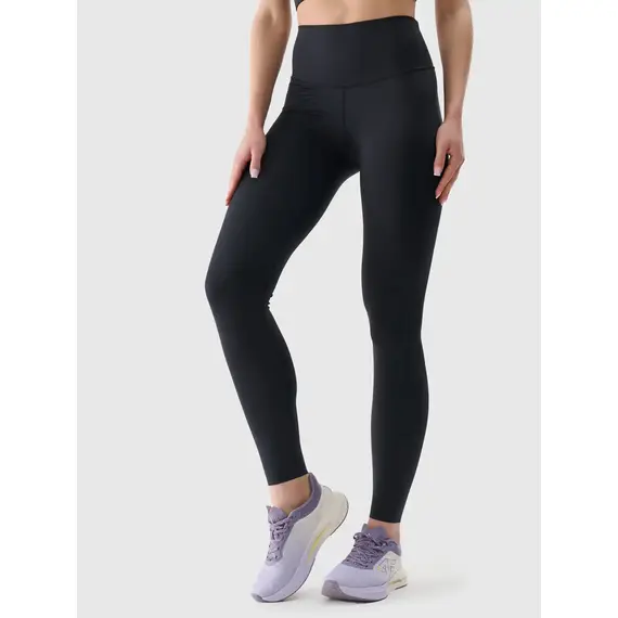 4F legginsy sportowe damskie z wysokim stanem 4FRSS25TFTIF306 czarne, Kolor: czarny, Rozmiar: XS, 3 zdjęcie