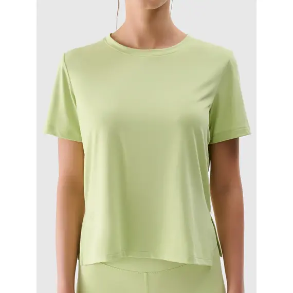 4F t-shirt damska koszulka treningowa 4FRSS25TFTSF1236 zielona, Kolor: zielony, Rozmiar: L, 8 zdjęcie