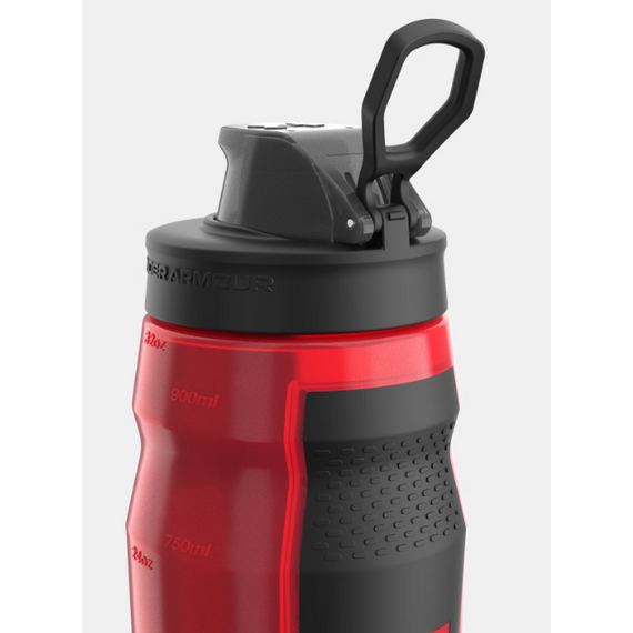 UNDER ARMOUR bidon na siłownię z ustnikiem 950ml czerwony, Kolor: czerwony, Pojemność (ml): 950, 3 zdjęcie UNDER ARMOUR bidon na siłownię z ustnikiem 950ml czerwony, Kolor: czerwony, Pojemność (ml): 950, 3 zdjęcie