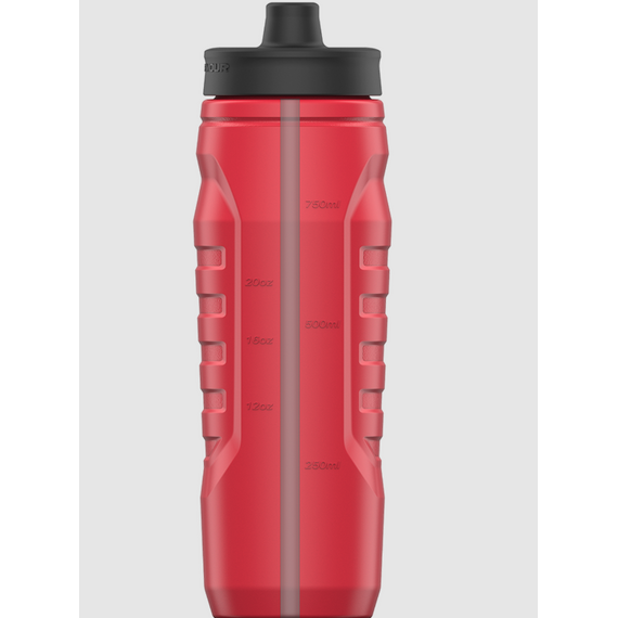 UNDER ARMOUR bidon na siłownię butelka na wodę 950ml czerwony, Kolor: czerwony, Pojemność (ml): 950, 4 zdjęcie