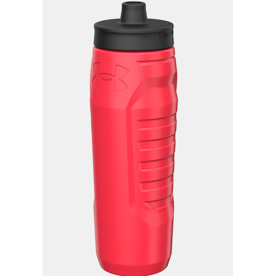 UNDER ARMOUR bidon na siłownię butelka na wodę 950ml czerwony, Kolor: czerwony, Pojemność (ml): 950, 3 zdjęcie
