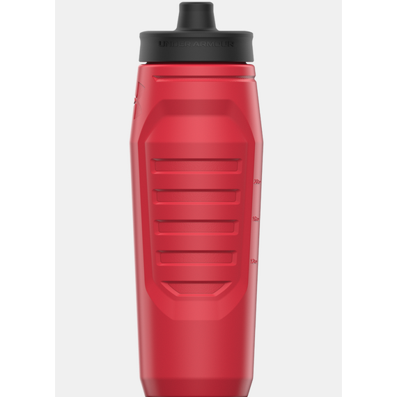 UNDER ARMOUR bidon na siłownię butelka na wodę 950ml czerwony, Kolor: czerwony, Pojemność (ml): 950, 2 zdjęcie