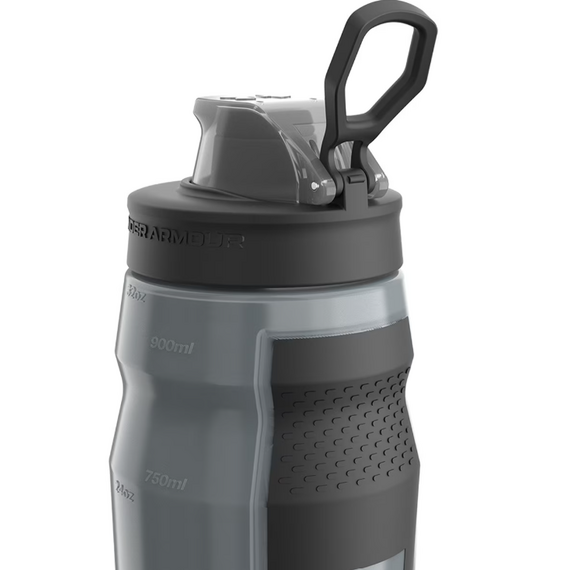 UNDER ARMOUR bidon na siłownię z ustnikiem 950ml szary, Kolor: szary, Pojemność (ml): 950, 2 zdjęcie