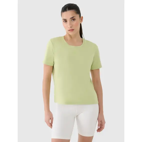 4F t-shirt damska koszulka treningowa 4FRSS25TFTSF1236 zielona, Kolor: zielony, Rozmiar: S
