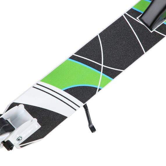 NILS EXTREME hulajnoga młodzieżowa z kauczukowymi kołami HM0180 biała/zielona, Kolor: zielony, Waga: 4kg, 7 zdjęcie