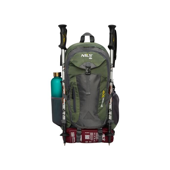 NILS CAMP plecak turystyczny trekkingowy 40L NC1733 zielony, Kolor: zielony, Rozmiar: one size, 5 zdjęcie