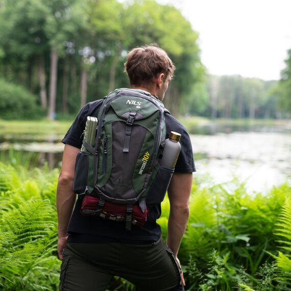 NILS CAMP plecak turystyczny trekkingowy 40L NC1733 zielony, Kolor: zielony, Rozmiar: one size, 2 zdjęcie
