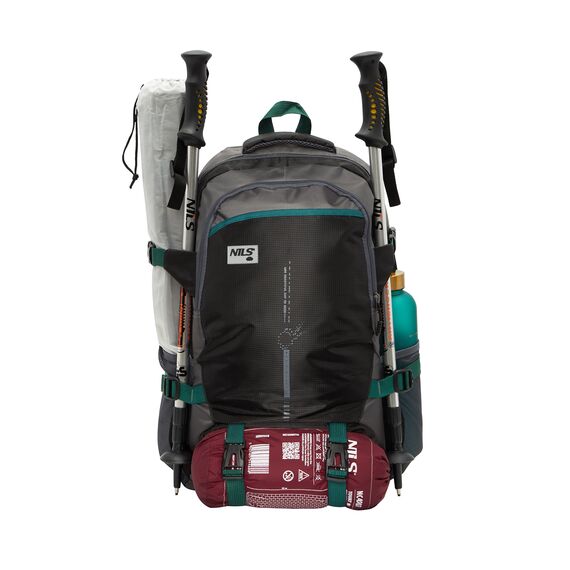 NILS CAMP plecak turystyczny trekkingowy 45L RANGE NC1736 czarny, 5 zdjęcie