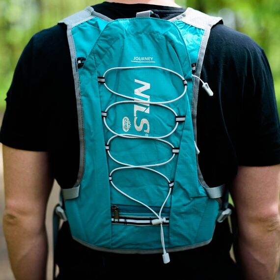 NILS CAMP plecak biegowy z miejscem na bukłak 12L JOURNEY NC1797 zielony, Kolor: zielony, Rozmiar: one size, 13 zdjęcie