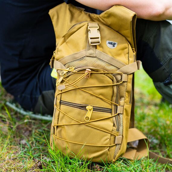 NILS CAMP plecak biegowy z miejscem na bukłak 15L CRAB NC1732 brązowy, 8 zdjęcie