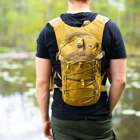 NILS CAMP plecak biegowy z miejscem na bukłak 15L CRAB NC1732 brązowy, 7 zdjęcie