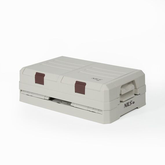 NILS CAMP skrzynia turystyczna kempingowa do przechowywania 50L NCB4003 szara, Kolor: szary, Rozmiar: 50l, 13 zdjęcie