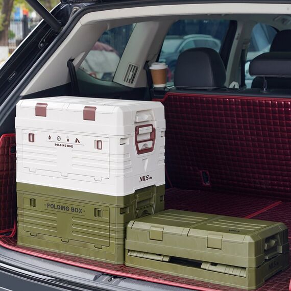 NILS CAMP skrzynia turystyczna kempingowa do przechowywania 50L NCB4003 szara, Kolor: szary, Rozmiar: 50l, 12 zdjęcie