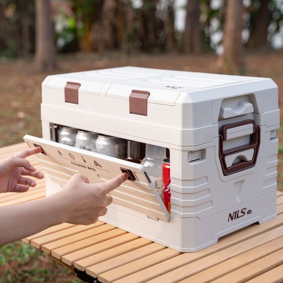 NILS CAMP skrzynia turystyczna kempingowa do przechowywania 50L NCB4003 szara, Kolor: szary, Rozmiar: 50l, 9 zdjęcie