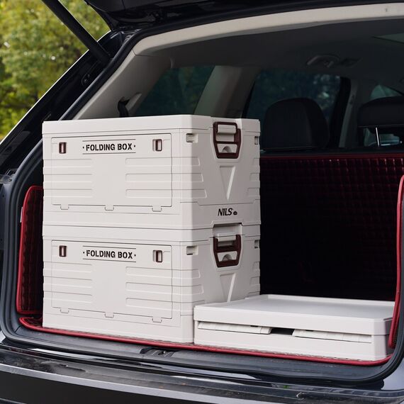 NILS CAMP skrzynia turystyczna kempingowa przechowywania 50L NCB4004 szare, Kolor: szary, Rozmiar: 50l, 13 zdjęcie