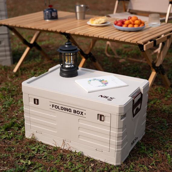 NILS CAMP skrzynia turystyczna kempingowa przechowywania 50L NCB4004 szare, Kolor: szary, Rozmiar: 50l, 11 zdjęcie