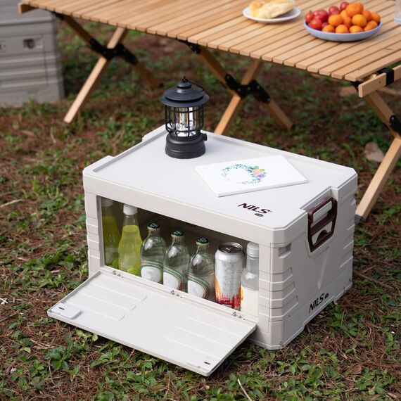 NILS CAMP skrzynia turystyczna kempingowa przechowywania 50L NCB4004 szare, Kolor: szary, Rozmiar: 50l, 7 zdjęcie