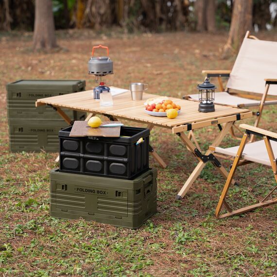 NILS CAMP skrzynia turystyczna kempingowa przechowywania 20L NCB4005 czarny, 8 zdjęcie