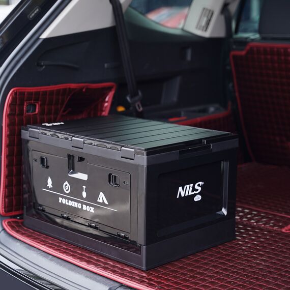 NILS CAMP skrzynia turystyczna kempingowa przechowywania 50L NCB4006 czarny, 11 zdjęcie