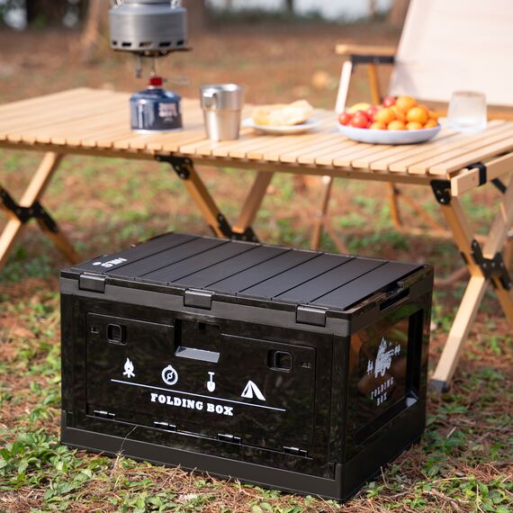 NILS CAMP skrzynia turystyczna kempingowa przechowywania 50L NCB4006 czarny, 10 zdjęcie